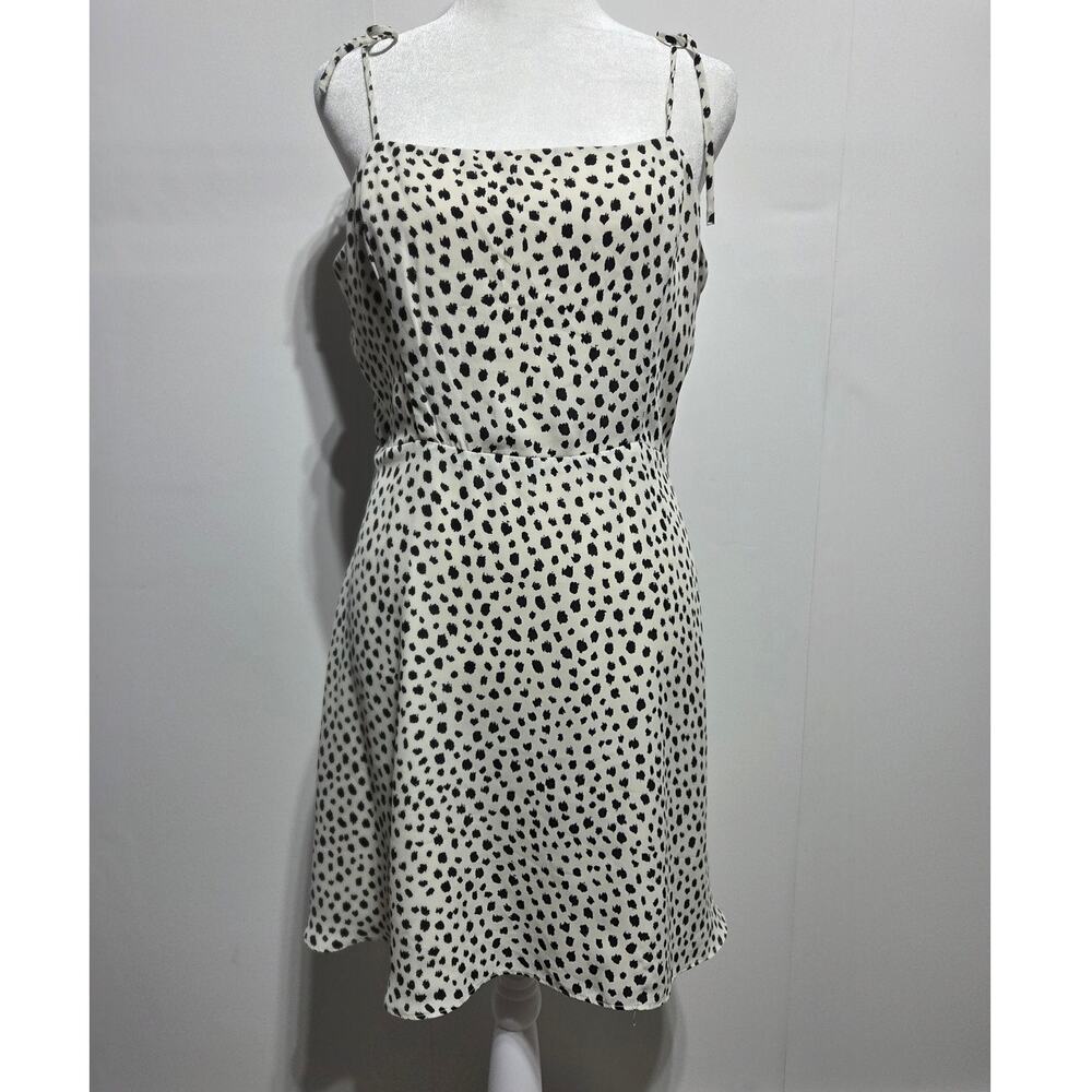 Lola Grace Black & Ivory Cheetah Print Sundress Size Large